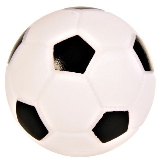 Мячик   для собак  TRIXIE Soccer Ball (3436),  белый, 1шт.