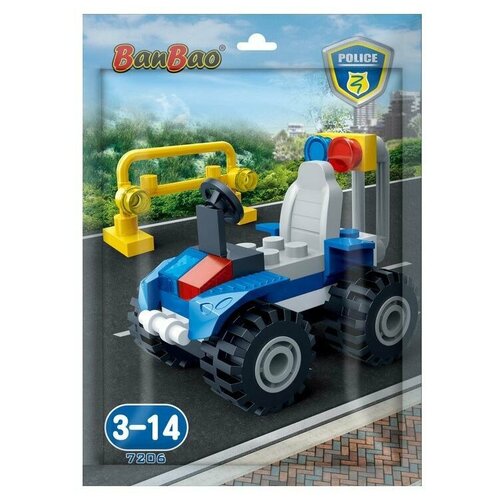 конструктор banbao роботы 6313 215 дет Конструктор BanBao Полиция 7206, 34 дет.