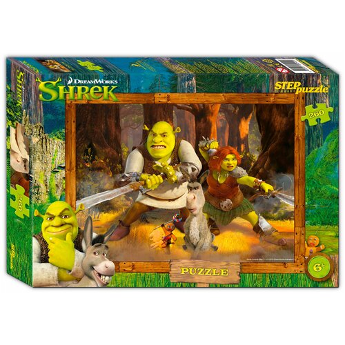 Пазл Step puzzle DreamWorks Shrek (95042), 260 дет. пазл step puzzle dreamworks как приручить дракона 3 95081 260 дет белый