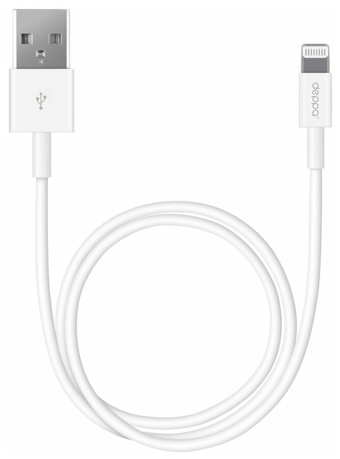 DEPPA Кабель Deppa Apple 8-pin белый 1.2 м 72114