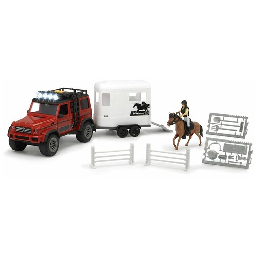 фото Игровой набор dickie toys перевозка лошадей 3838002