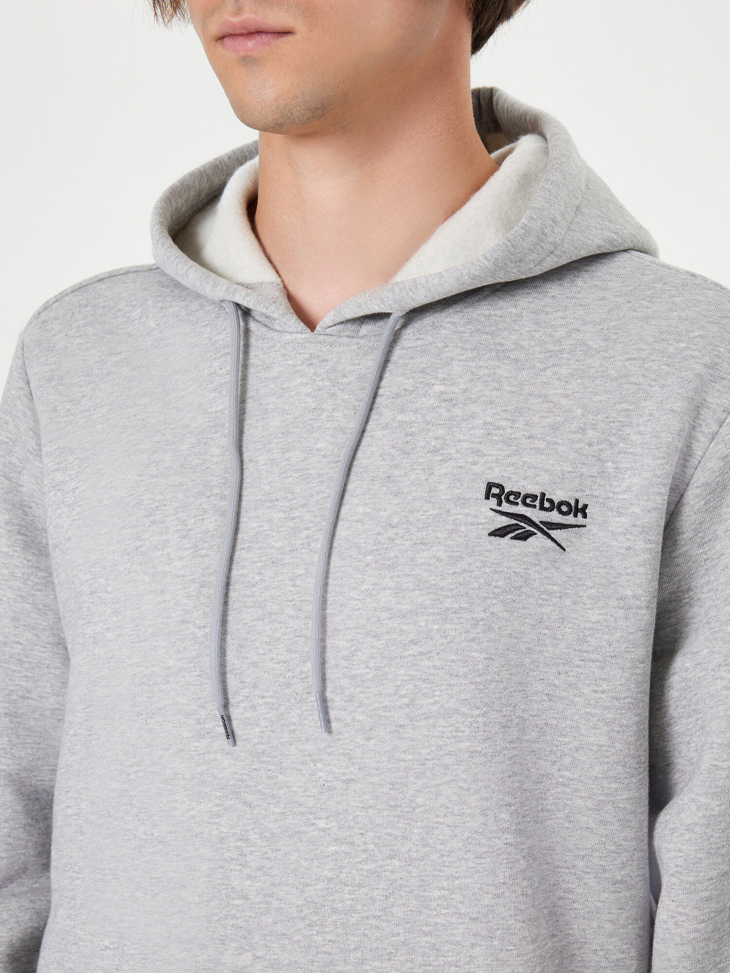 Худи спортивное Reebok Identity Small Logo, размер XL INT, , серый — фото 1