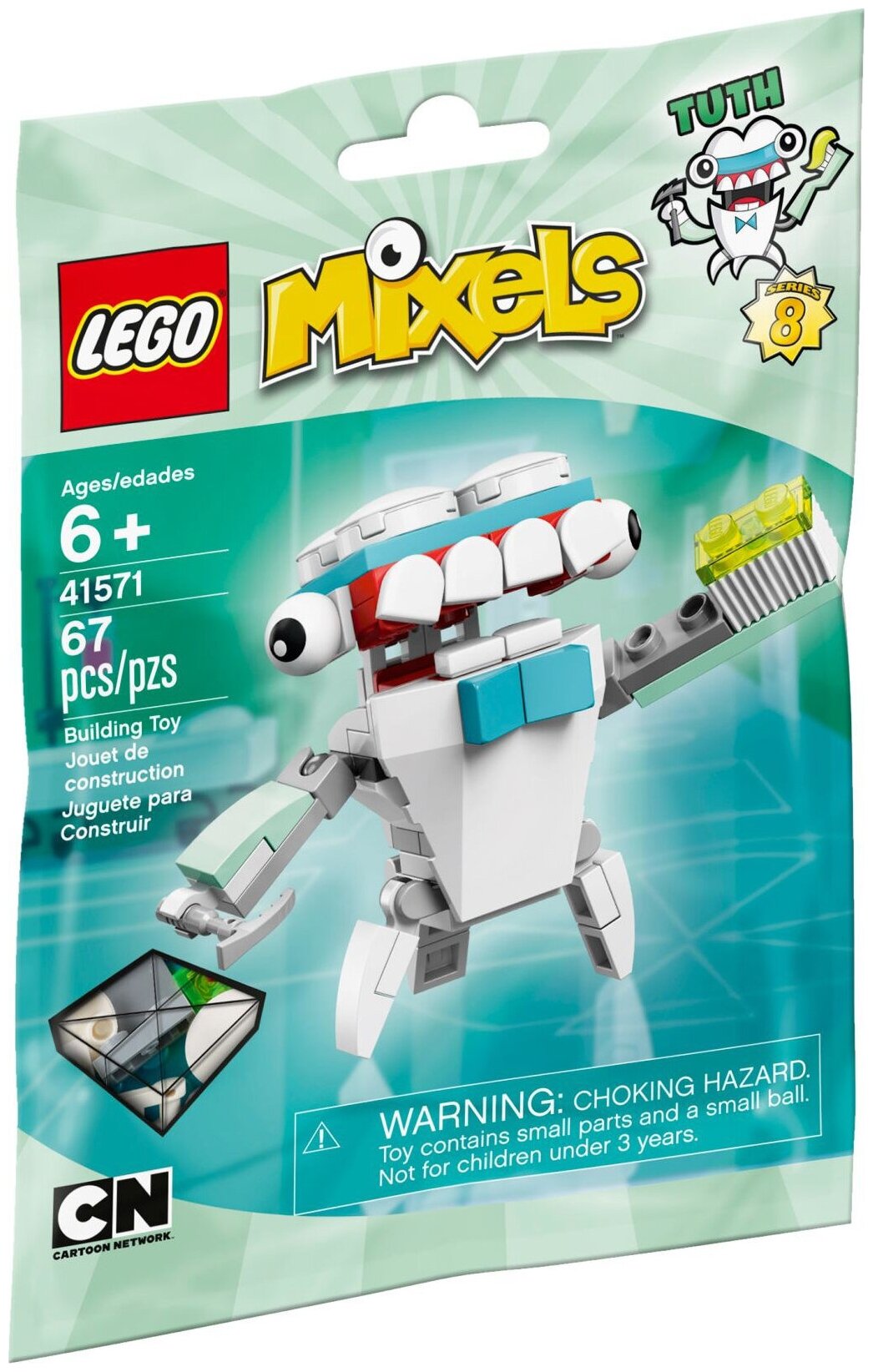 Конструктор LEGO Mixels 41571 Туф, 67 дет.