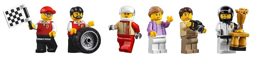 Конструктор LEGO Speed Champions Гараж Ferrari, 841 деталь (75889) - фото №9