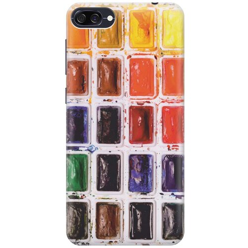 фото Cиликоновый чехол на asus zenfone 4 max (zc520kl) / асус зенфон 4 макс (зц520кл) с принтом "палитра красок" gosso