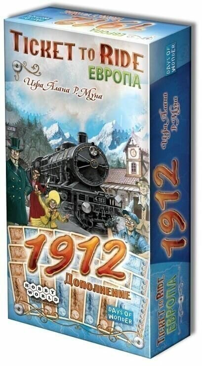 Hobby World Настольная игра: Ticket to Ride. Европа: 1912, арт. 1626