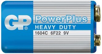 Батарейка GP PowerPlus Heavy Duty 9V крона, 1 шт.