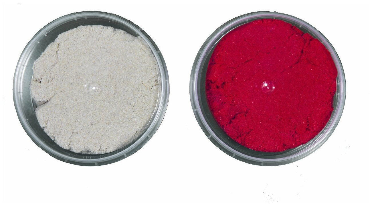 Набор Космический песок Микс (2*150 г) (песочный/красный) - фото №3