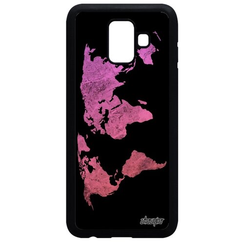 фото Чехол на смартфон samsung galaxy a6 2018, "карта мира" атлас материк utaupia