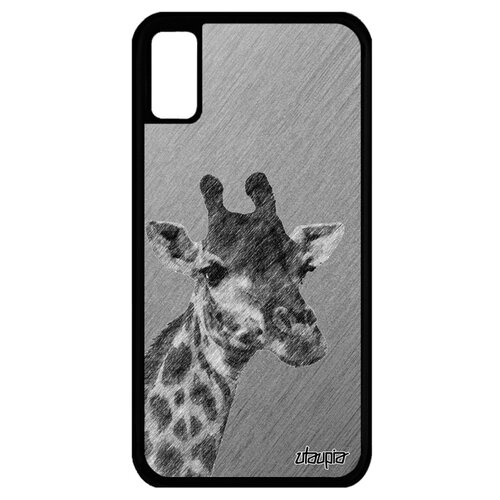 фото Чехол на телефон apple iphone x, "жираф" животное жирафа utaupia