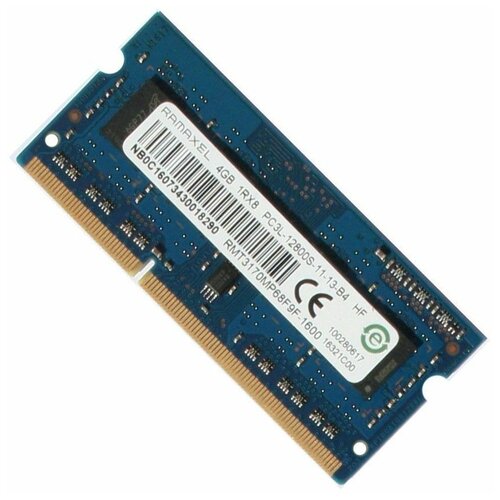 OEM оперативная память SO-DIMM DDR3L RAMAXEL RMT3170MP68F9F-1600