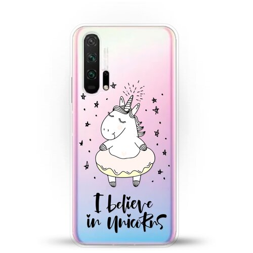 фото Силиконовый чехол единорог на honor 20 pro andy & paul