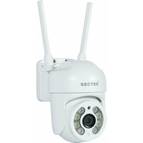 Уличная поворотная Wi-Fi IP STARVIS COLORVU камера видеонаблюдения SECTEC ST-IPPTZ210-2M-SD-W-AУличный блок питания в комплекте 341000₽