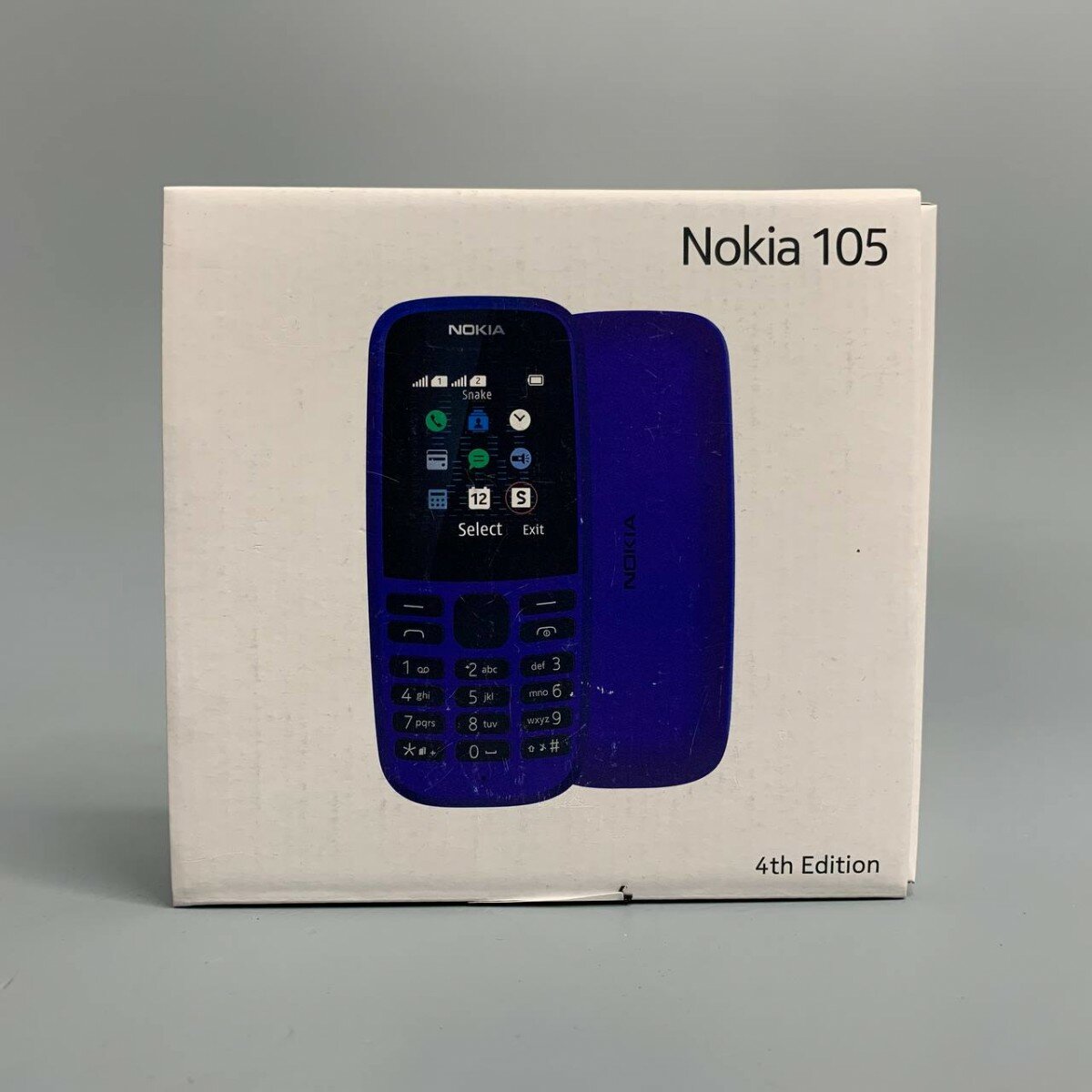 Мобильный телефон NOKIA 105 Dual SIM (2019) TA-1174, синий - фото №8