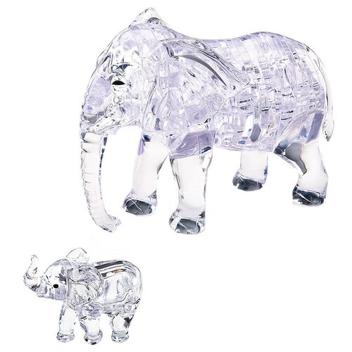 Пазл Crystal Puzzle Два слона (90235), 62 дет.