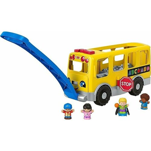 Игрушка Fisher-Price Little People Большой желтый школьный автобус