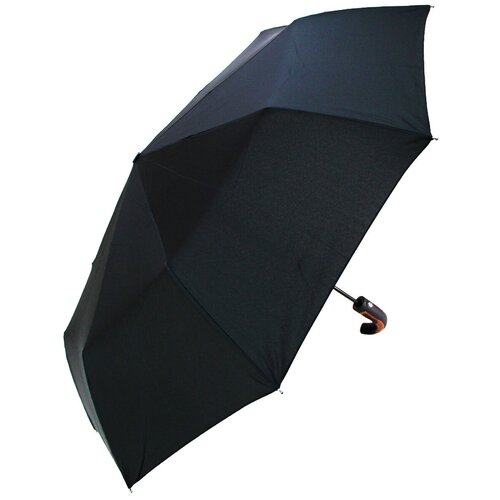 Мужской зонт/Popular 731 черный черного цвета
