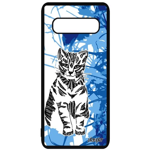 фото Чехол на galaxy s10, "кот" cat дикий utaupia