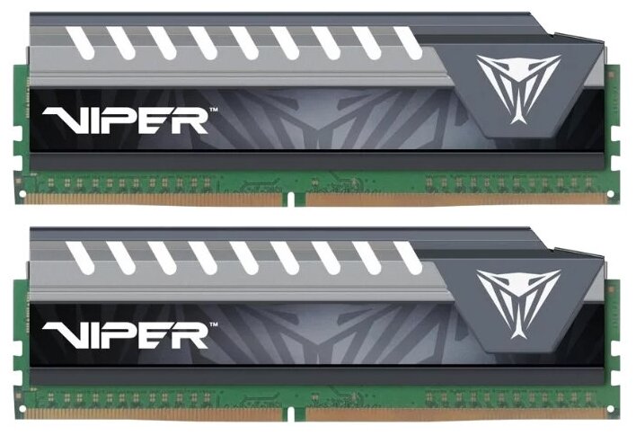 Оперативная память Patriot Memory VIPER ELITE 32 ГБ (16 ГБ x 2 шт.) DDR4 2666 МГц DIMM CL16 PVE432G266C6KGY