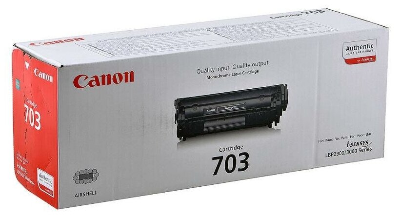 Картридж Canon 703 7616A005 для LBP 2900/3000