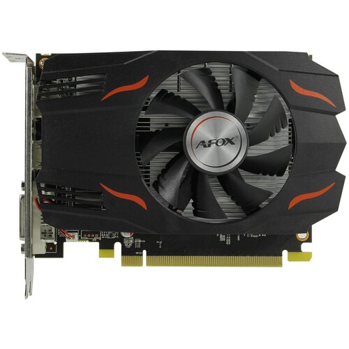 Видеокарта AFOX Radeon RX 550 4GB (AFRX550-4096D5H4), Retail видеокарта afox radeon rx 550 4096mb atx dual fan afrx550 4096d5h4 v6 retail