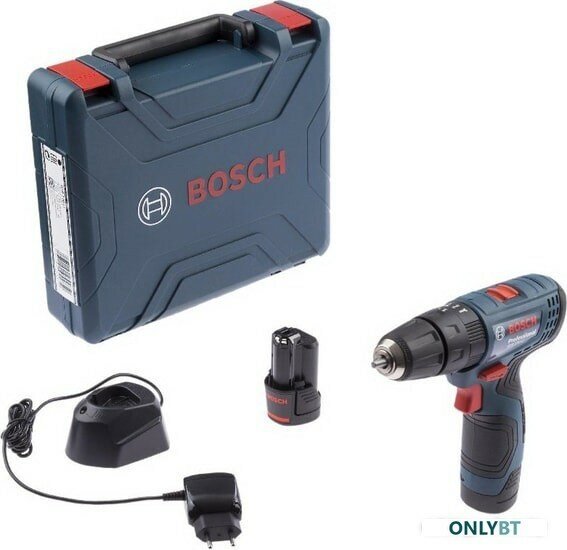 Шуруповерт Bosch GSB 120-LI Professional 06019G8100 (с 2-мя АКБ, кейс)