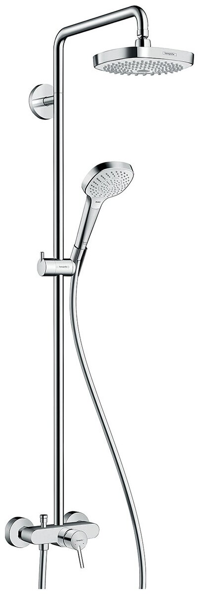 Душевая стойка Hansgrohe Croma Select E 180 27258400 с однорычажным смесителем