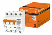АВДТ 63 4P(3Р+N) C25 100мА 6кА тип А - Автоматический Выключатель Дифференциального тока TDM