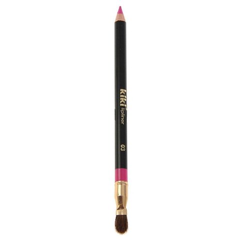 Стойкий нюдовый косметический карандаш для контуринга губ Kiki 03 с кисточкой, оттенок светло-розовый стойкий нюдовый косметический карандаш для контуринга губ kiki 03 с кисточкой оттенок светло розовый