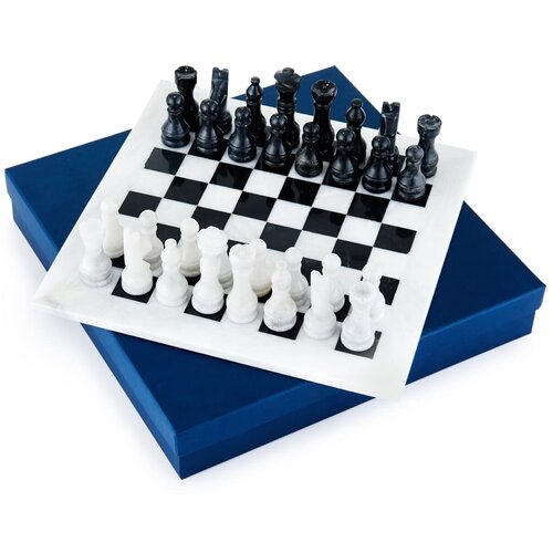 Шахматы каменные Артер Карфаген мрамор 30 шахматы ручной работы стандарт 30х16 см массив 9079218