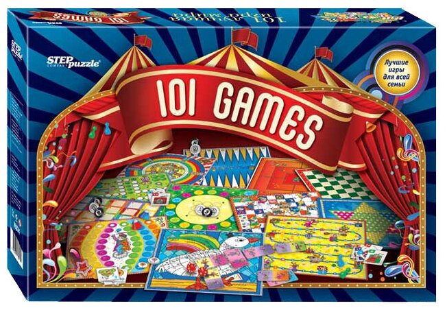 Набор настольных игр Step puzzle 101 лучшая игра мира