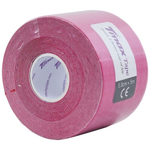 , кинезио тейп Tmax, Extra Sticky 5 м x 5 см, pink