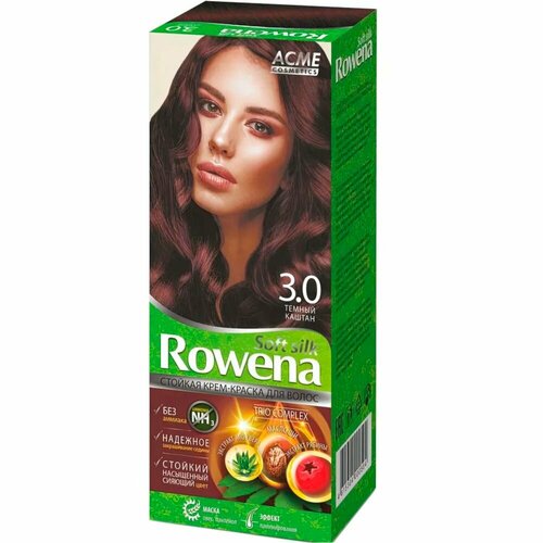 ROWENA стойкая крем-краска для волос/тон 3.0