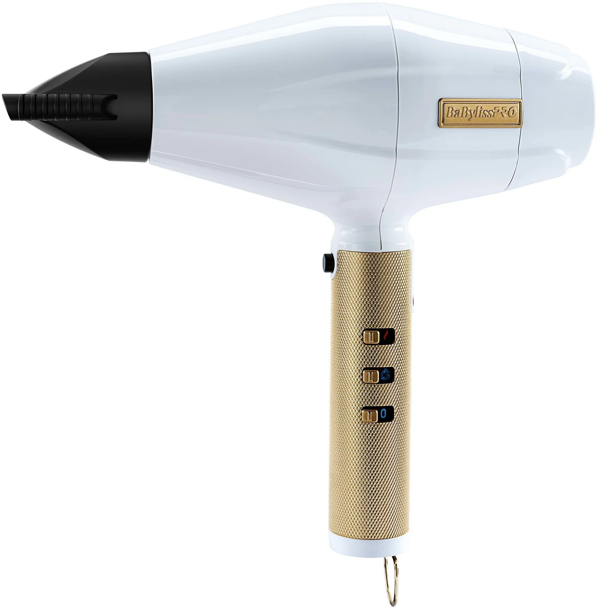 Фен для волос профессиональный с ионизацией BaByliss PRO WHITEFX 2200W FXBDW1E, концентратор, диффузор, насадка-расческа. Сделано в Италии.