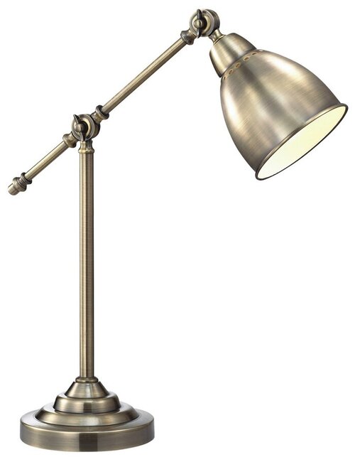 Лампа офисная Arte Lamp Braccio A2054LT-1AB, E27, 60 Вт, бронзовый