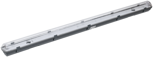 Потолочный светильник IEK ЛСП3908 (ЭПРА 1х36Вт IP65), G13, 36 Вт, кол-во ламп: 1 шт., цвет арматуры: серый, цвет плафона: бесцветный
