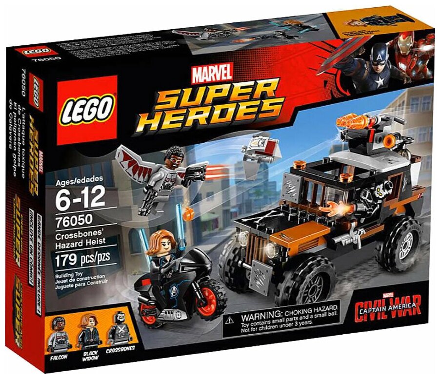 Лего 76050 Crossbones' Hazard Heist - конструктор Супергерои