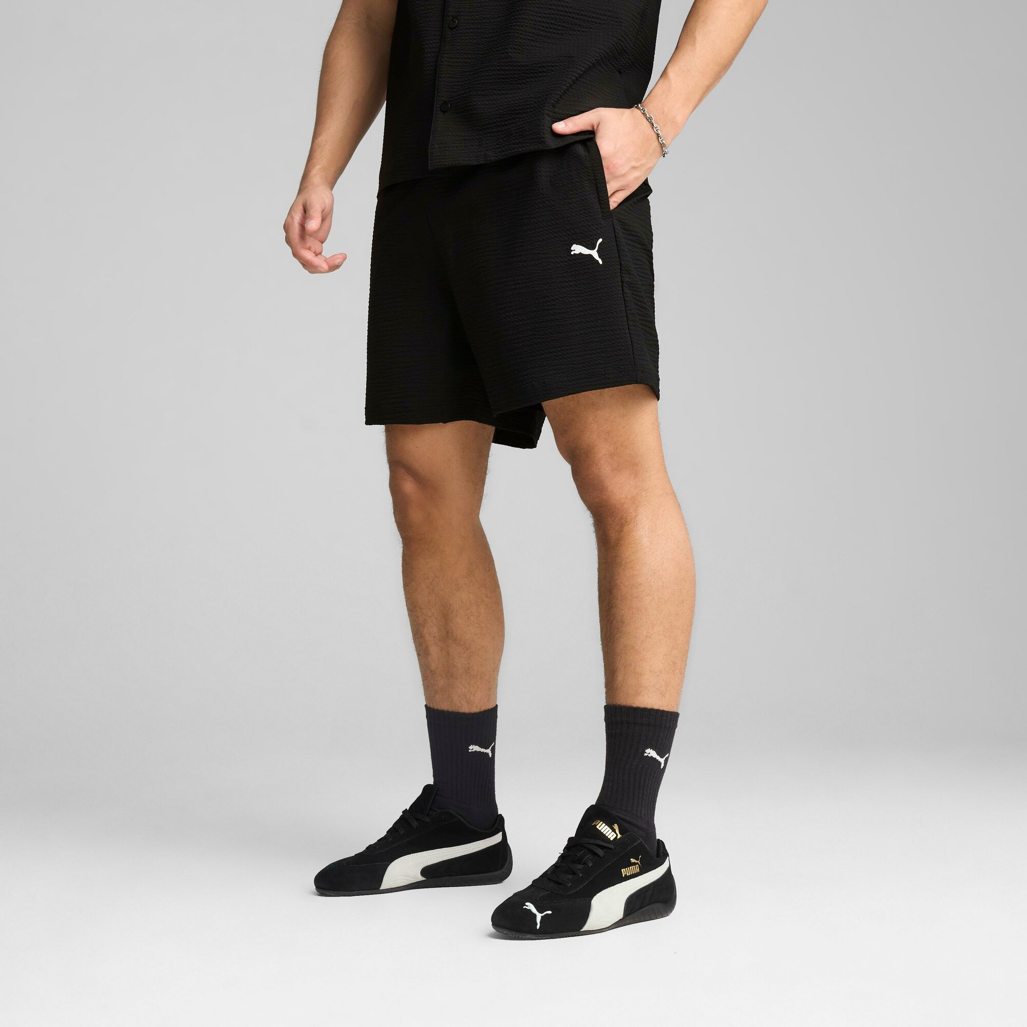 Шорты PUMA Wardrobe Essentials Seersucker Shorts