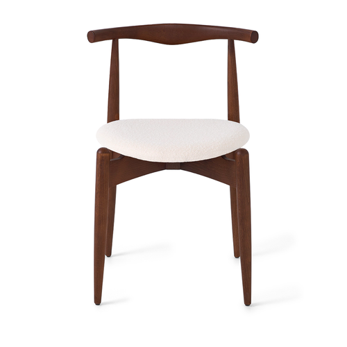 Деревянный стул для дома Hans brown Letto 01, обивка - шеннил, каркас - массив дуба