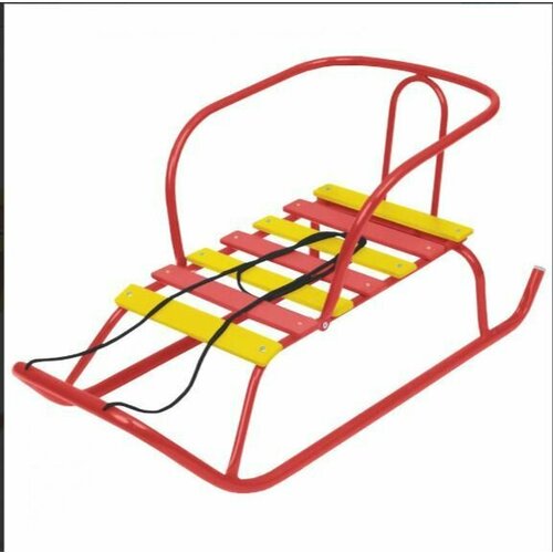 Санки Ветерок 1 алый
