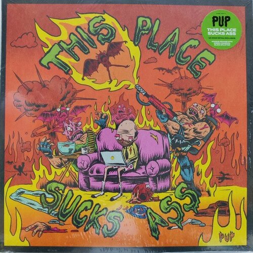 Виниловые пластинки, RISE RECORDS, PUP - This Place Sucks Ass (LP) виниловые пластинки rise records pup this place sucks ass lp