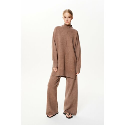 Костюм NEROlab, свитер и брюки, размер one size, коричневый