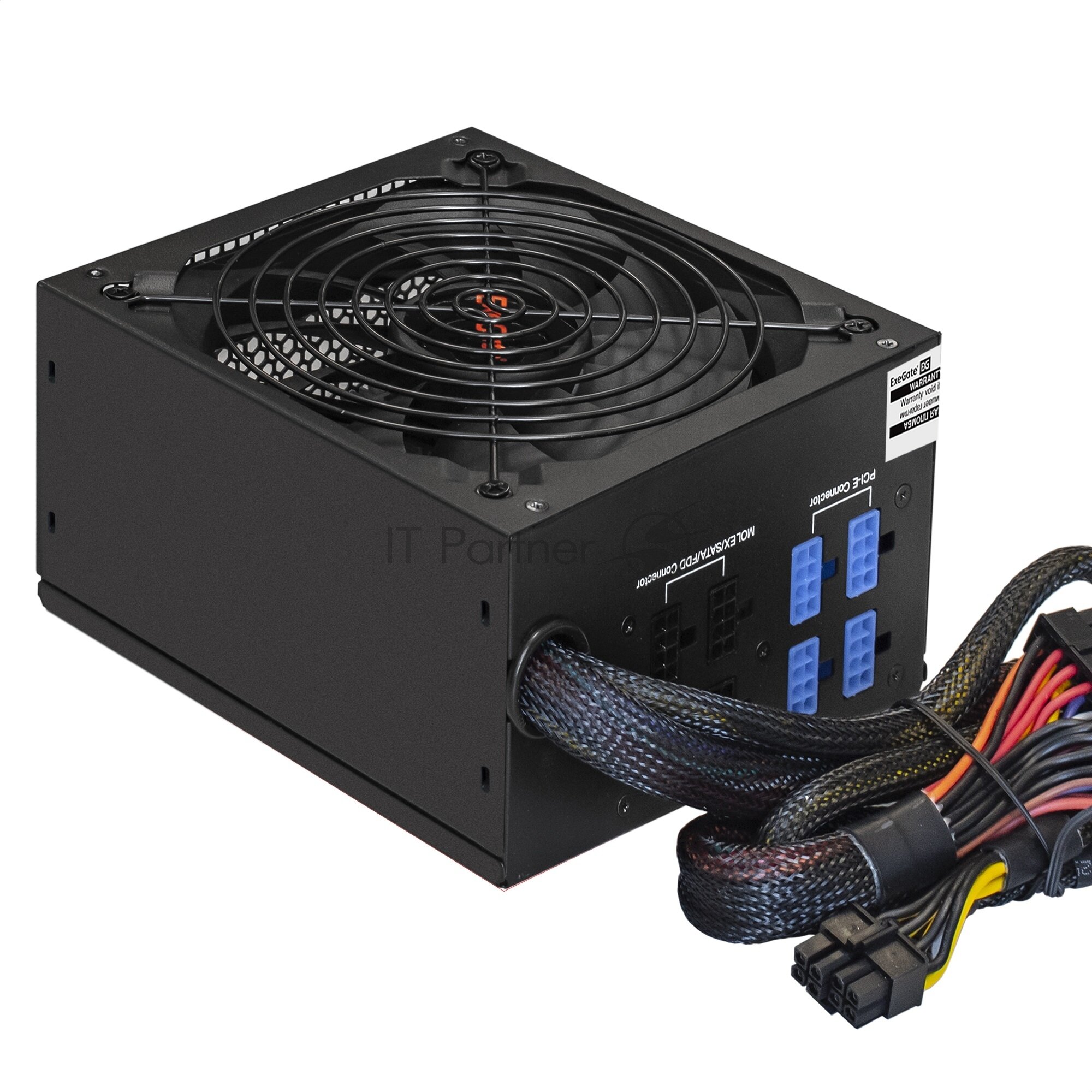 Блок питания ATX Exegate ServerPRO-1000RADS, 1000W, for 3U+ cases, APFC, 80 PLUS, 140mm fan, cable management - фото №10