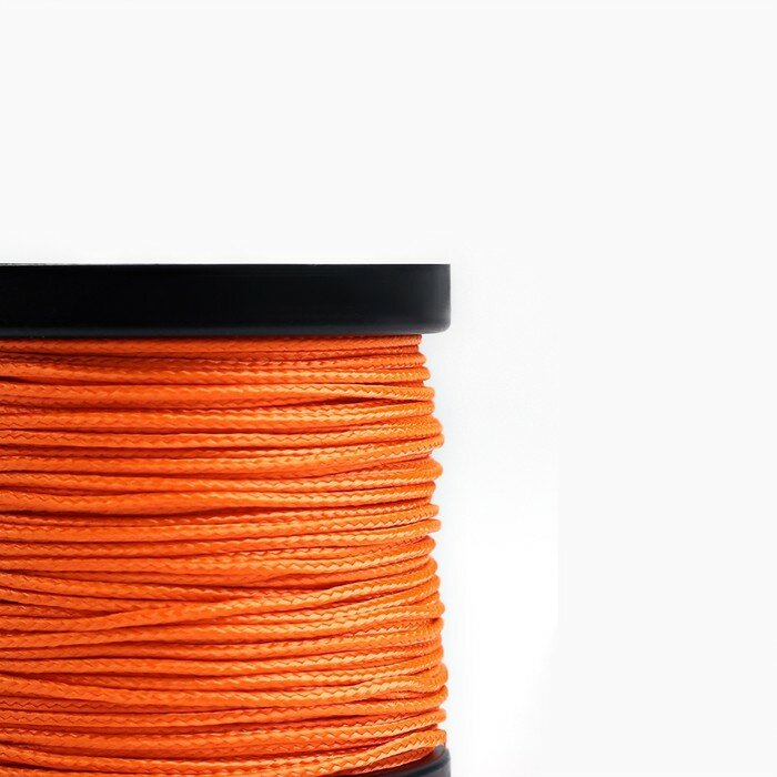 Микрокорд "Мастер К." нейлон, неон оранжевый, d - 1.2 мм, 30 м - фотография № 4