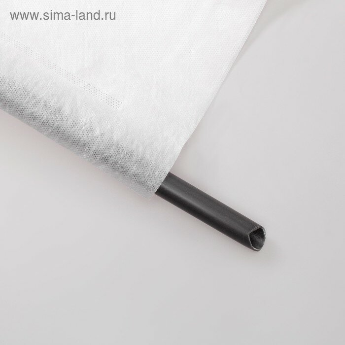 фото Парник прошитый, длина 3 м, 4 дуги из пластика, дуга L = 2.4 м, d = 16 мм, спанбонд 35 г/м², «уДачный»