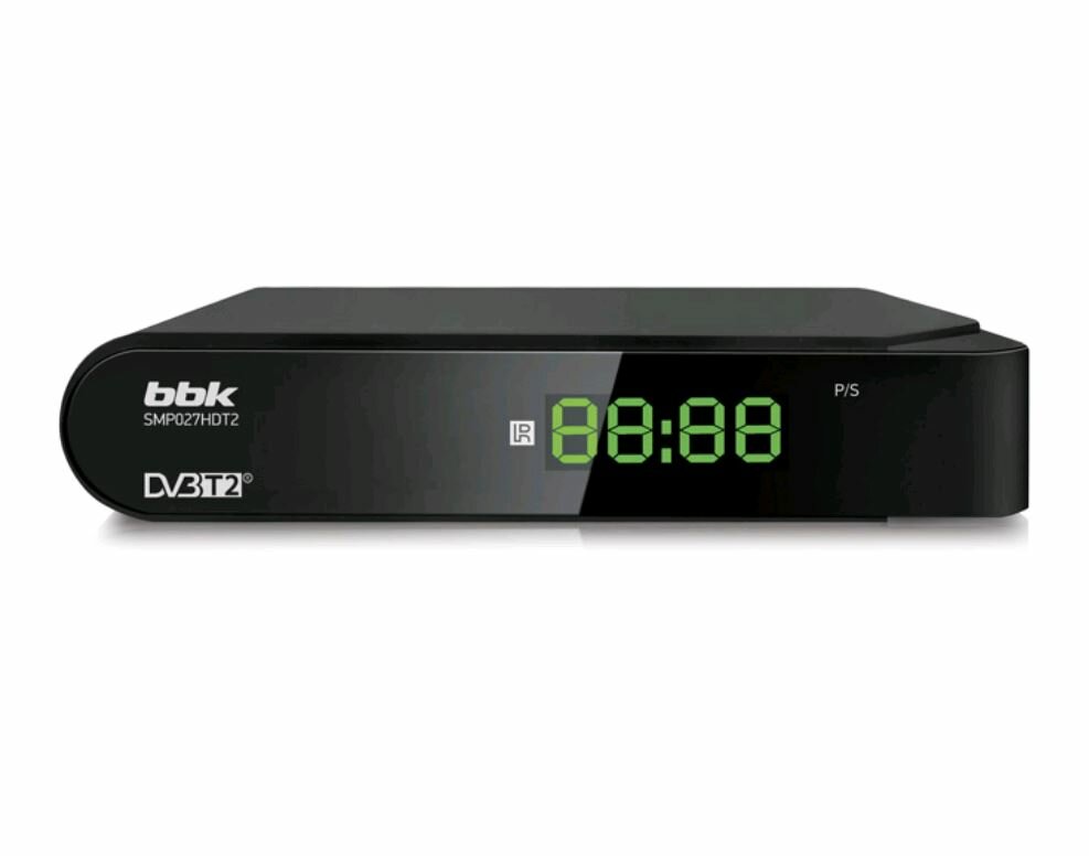 DVB-T2 ресивер BBK SMP027HDT2 черный