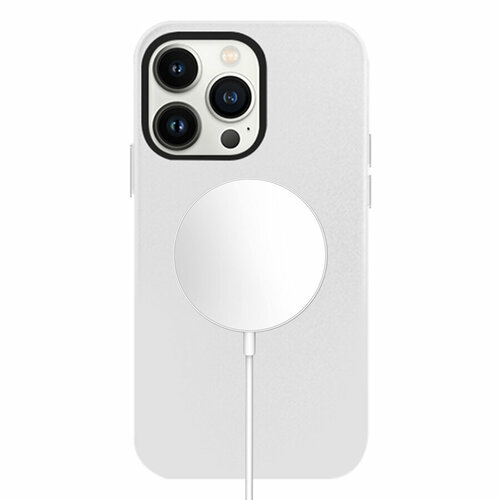 Чехол Leather Case with MagSafe KZDOO Mag Noble Collection для iPhone 13 Pro 6.1", белый (10) белый, white