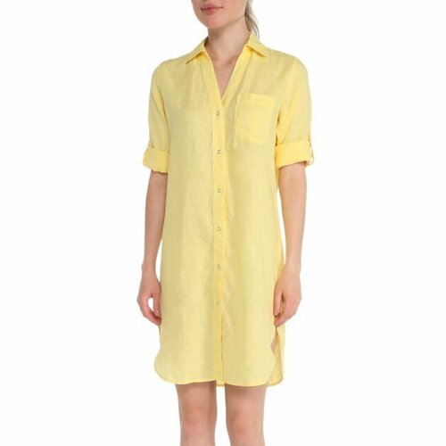 Платье Maison David, размер 2XS, светло-желтый платье maison david размер 2xs светло коричневый