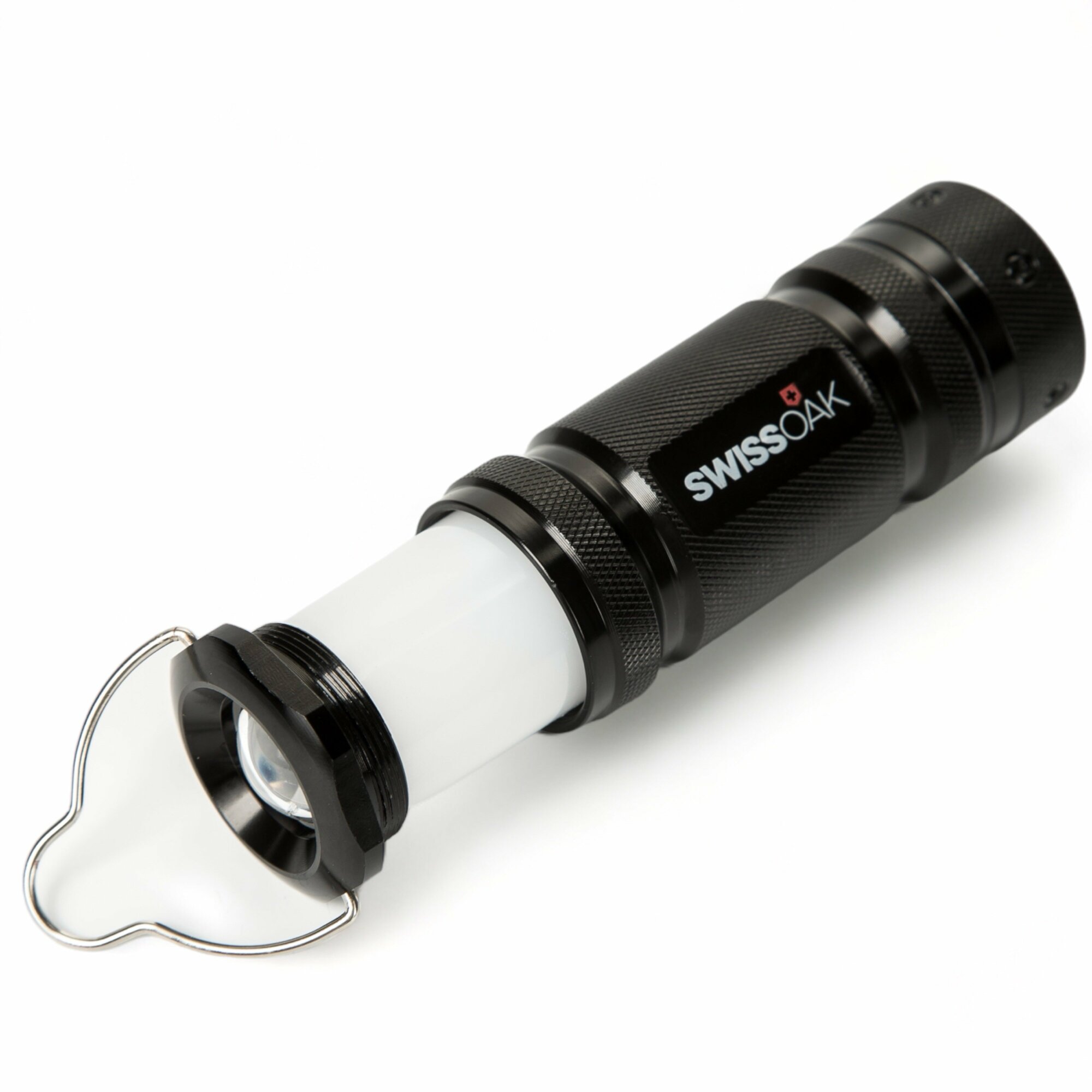 Фонарь SwissOak, ручной, корпус из металла, дальность освещения 15 метров — фото 1