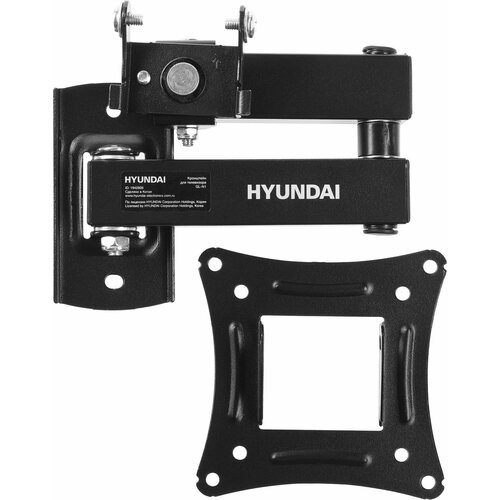 Кронштейн для телевизора Hyundai GL-N1 черный 10-27 макс.15кг настенный поворотно-выдвижной и наклонный